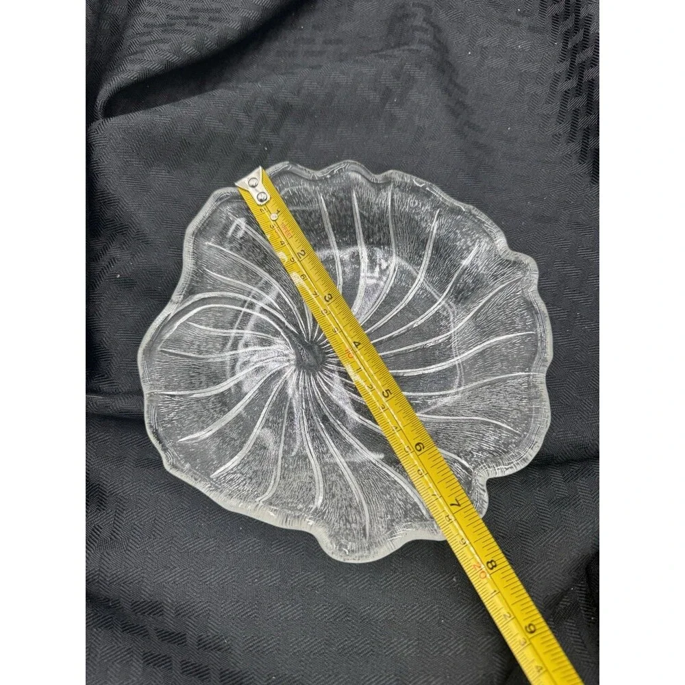 Indiana Glass Lily Pons Clear Glass 7.5